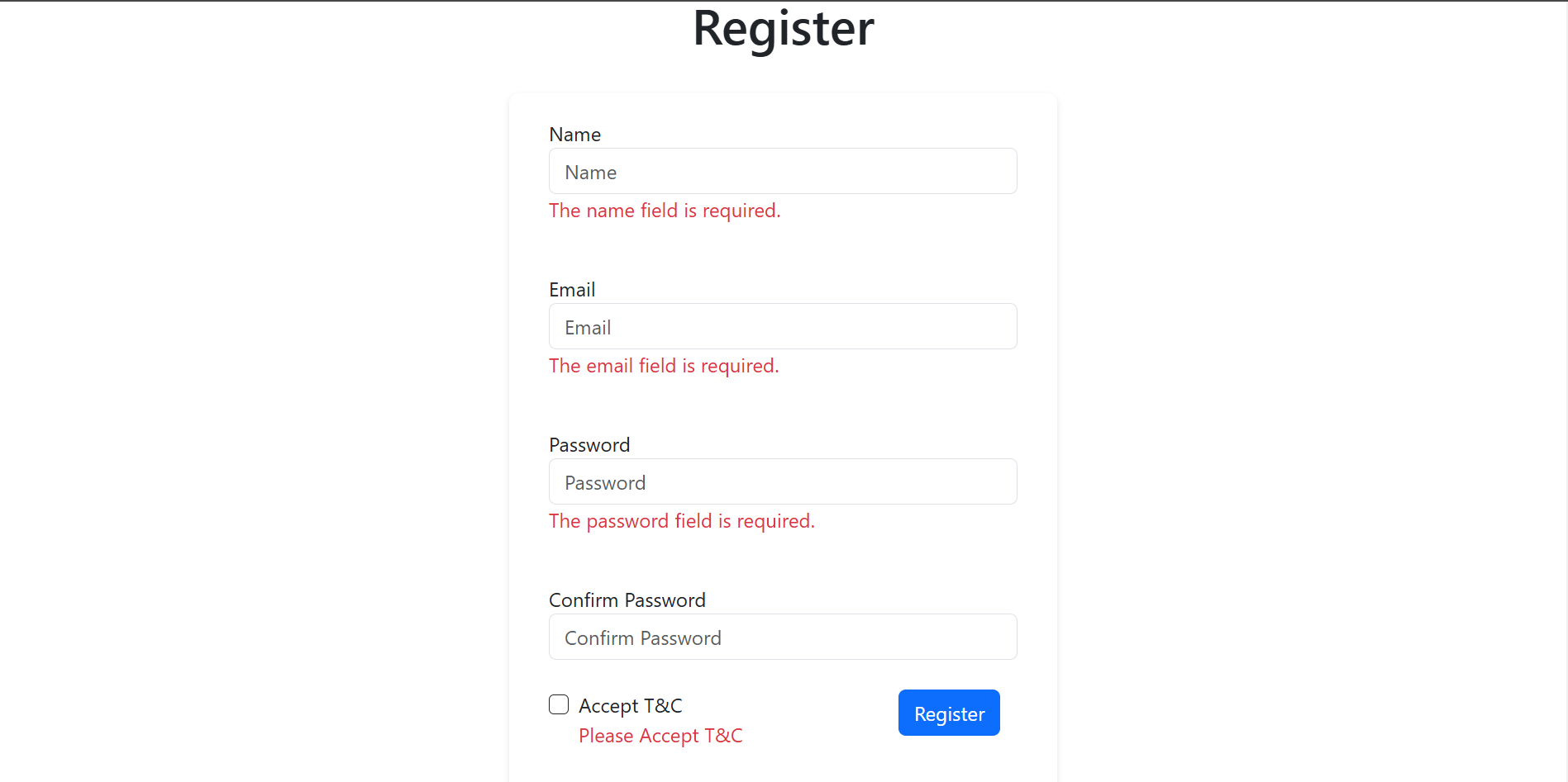 How to Make Registration in Laravel Authentication with Laravel3